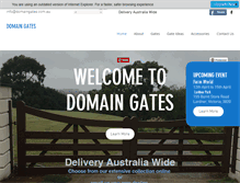 Tablet Screenshot of domaingates.com.au